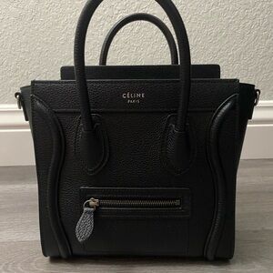 Black Leather Handbag